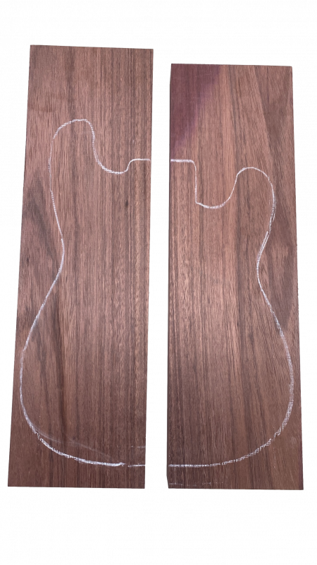 Body Amaranth grainmatched,  2-tlg. unverleimt